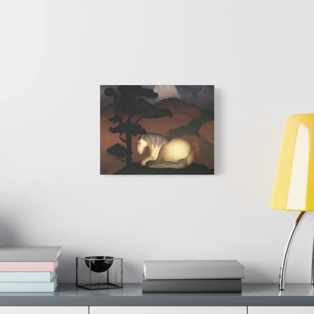Artistic Stretched Canvas Print - Horse & Landscape Design - Canvas