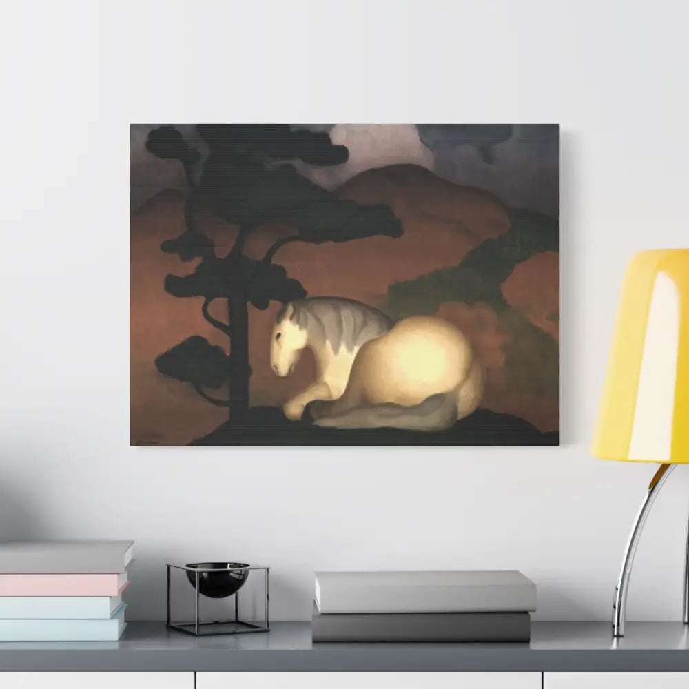 Artistic Stretched Canvas Print - Horse & Landscape Design - Canvas