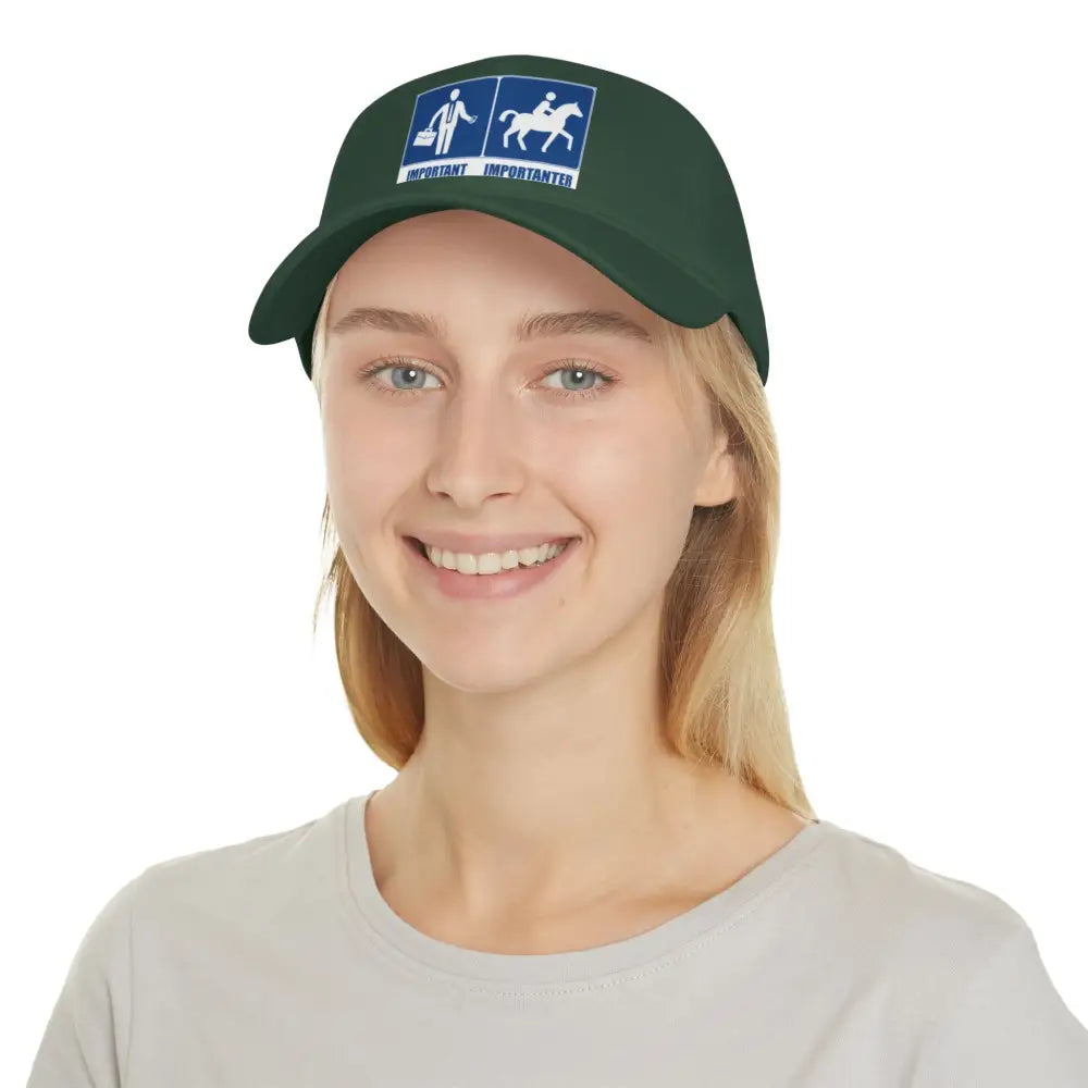 Baseball Cap Funny Quote Work Important Riding Importanter - Hats