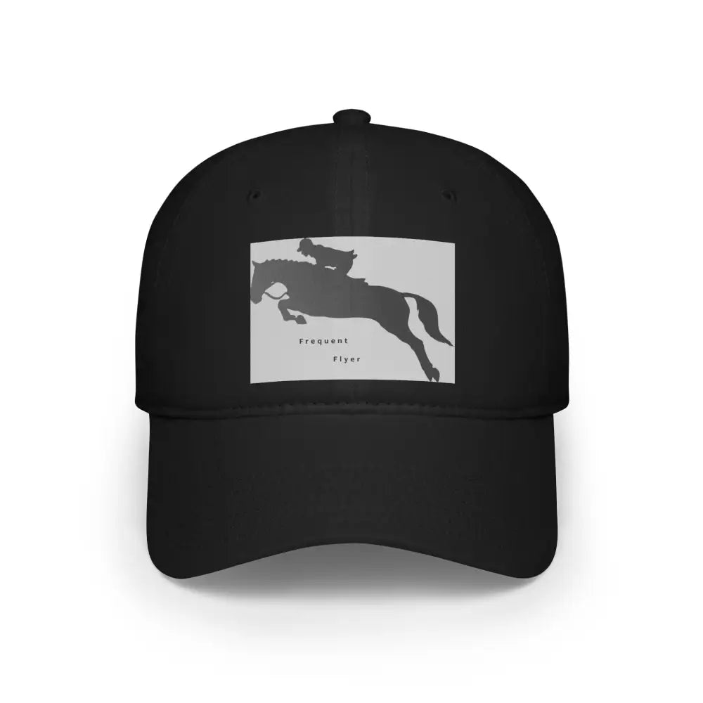 Baseball Cap - Hunter Rider as Frequent flyer - Black / One size - Hats