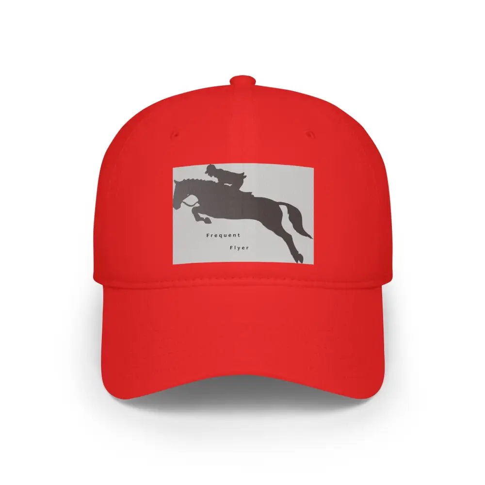 Baseball Cap - Hunter Rider as Frequent flyer - Red / One size - Hats