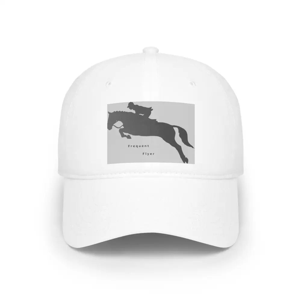 Baseball Cap - Hunter Rider as Frequent flyer - White / One size - Hats