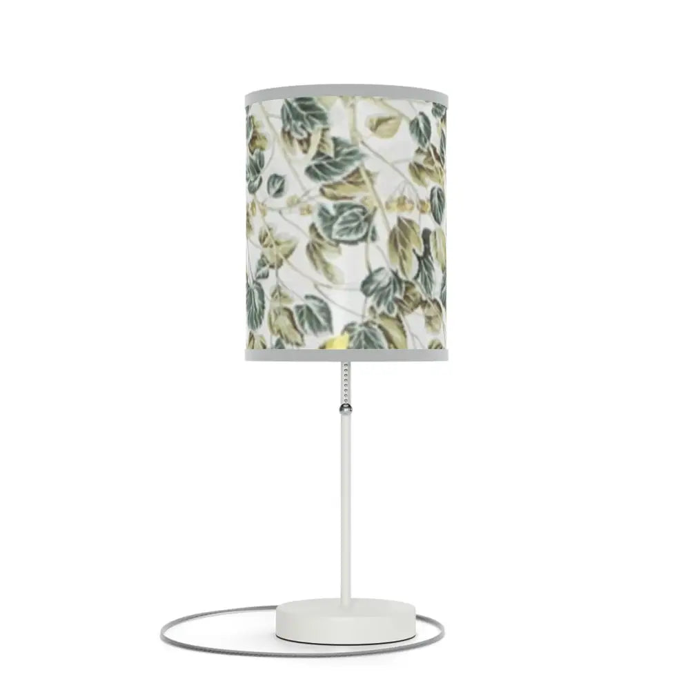Botanical Table Lamp - Elegant Greenery Decor for Home - Light grey / White / One size - Home Decor