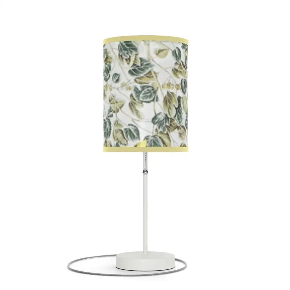Botanical Table Lamp - Elegant Greenery Decor for Home - Light yellow / White / One size - Home Decor