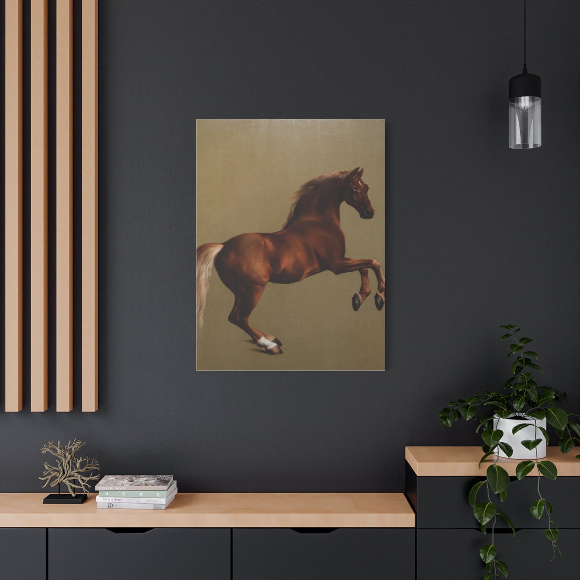 Canvas Print - George Stubbs Racehorse Whistlejacket Painting - Canvas