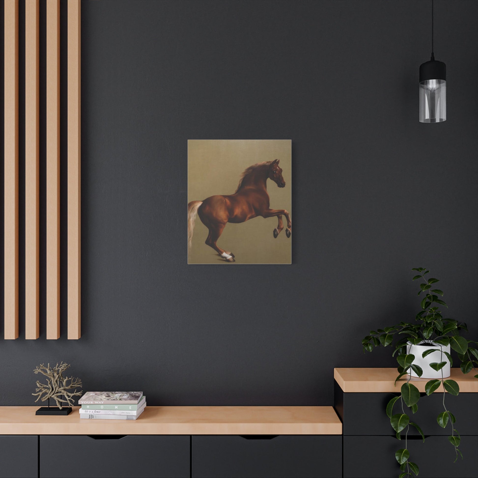Canvas Print - George Stubbs Racehorse Whistlejacket Painting - Canvas