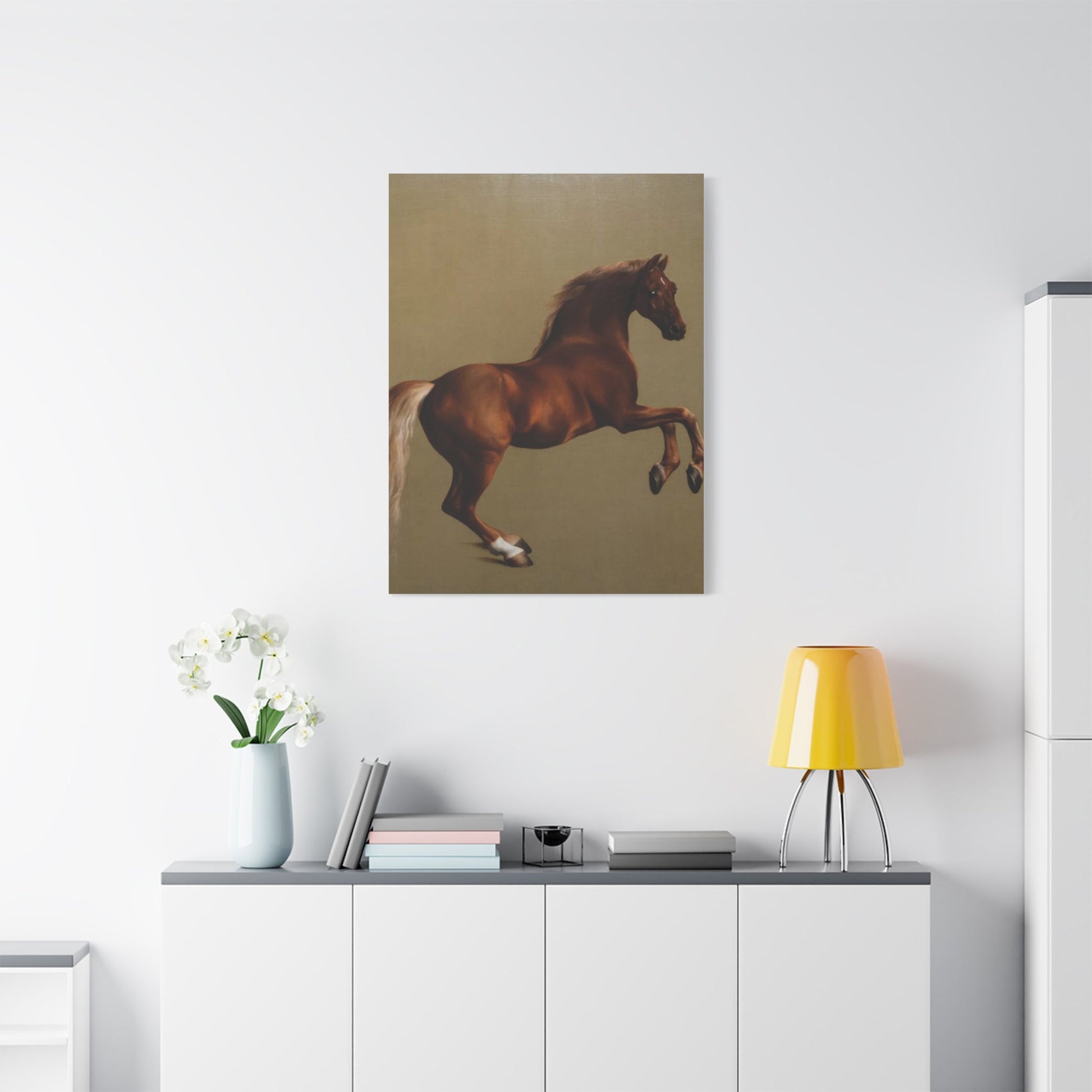 Canvas Print - George Stubbs Racehorse Whistlejacket Painting - Canvas