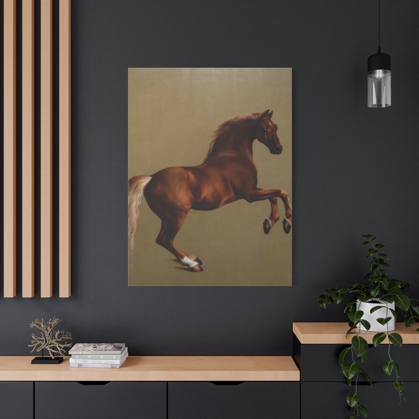 Canvas Print - George Stubbs Racehorse Whistlejacket Painting - Canvas