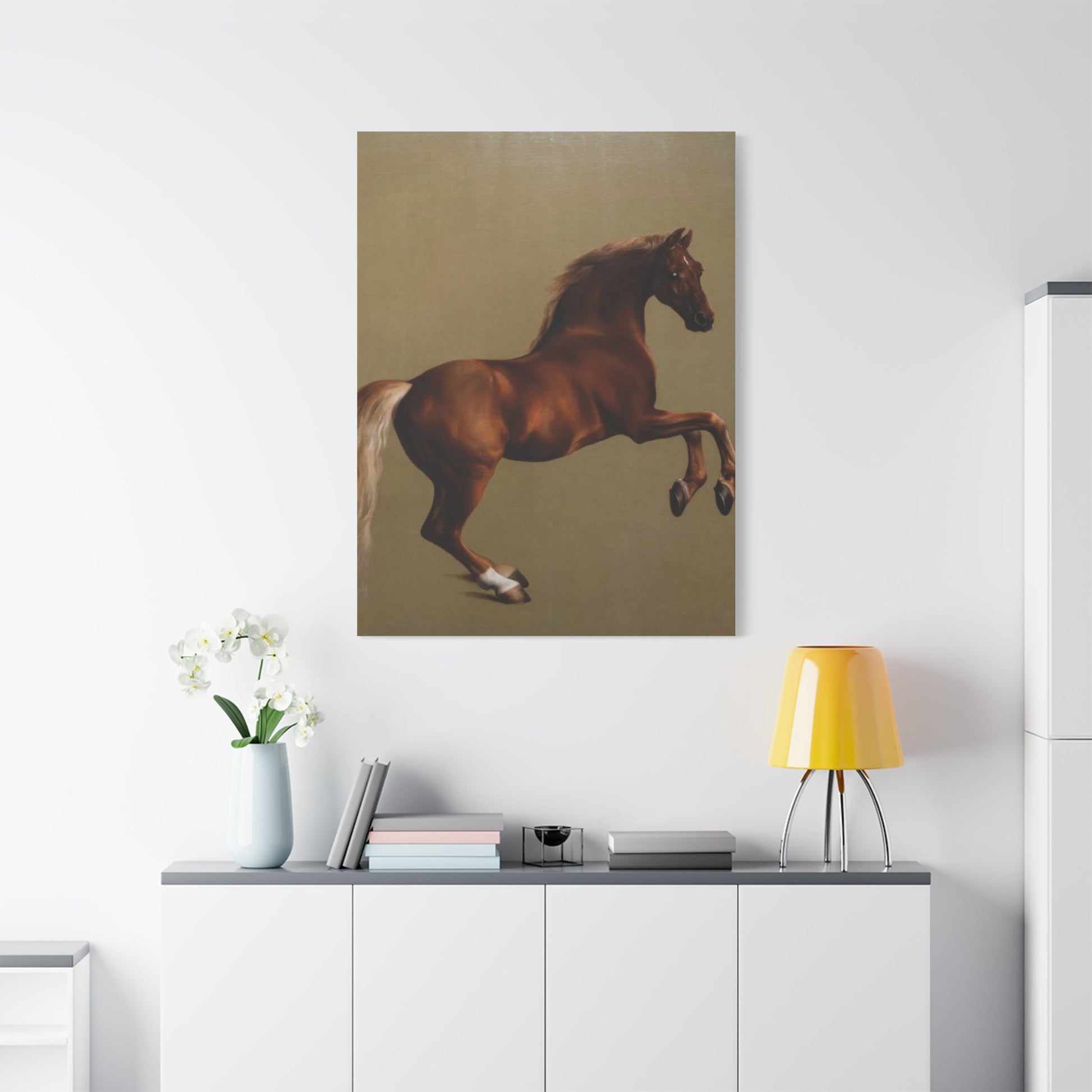Canvas Print - George Stubbs Racehorse Whistlejacket Painting - Canvas
