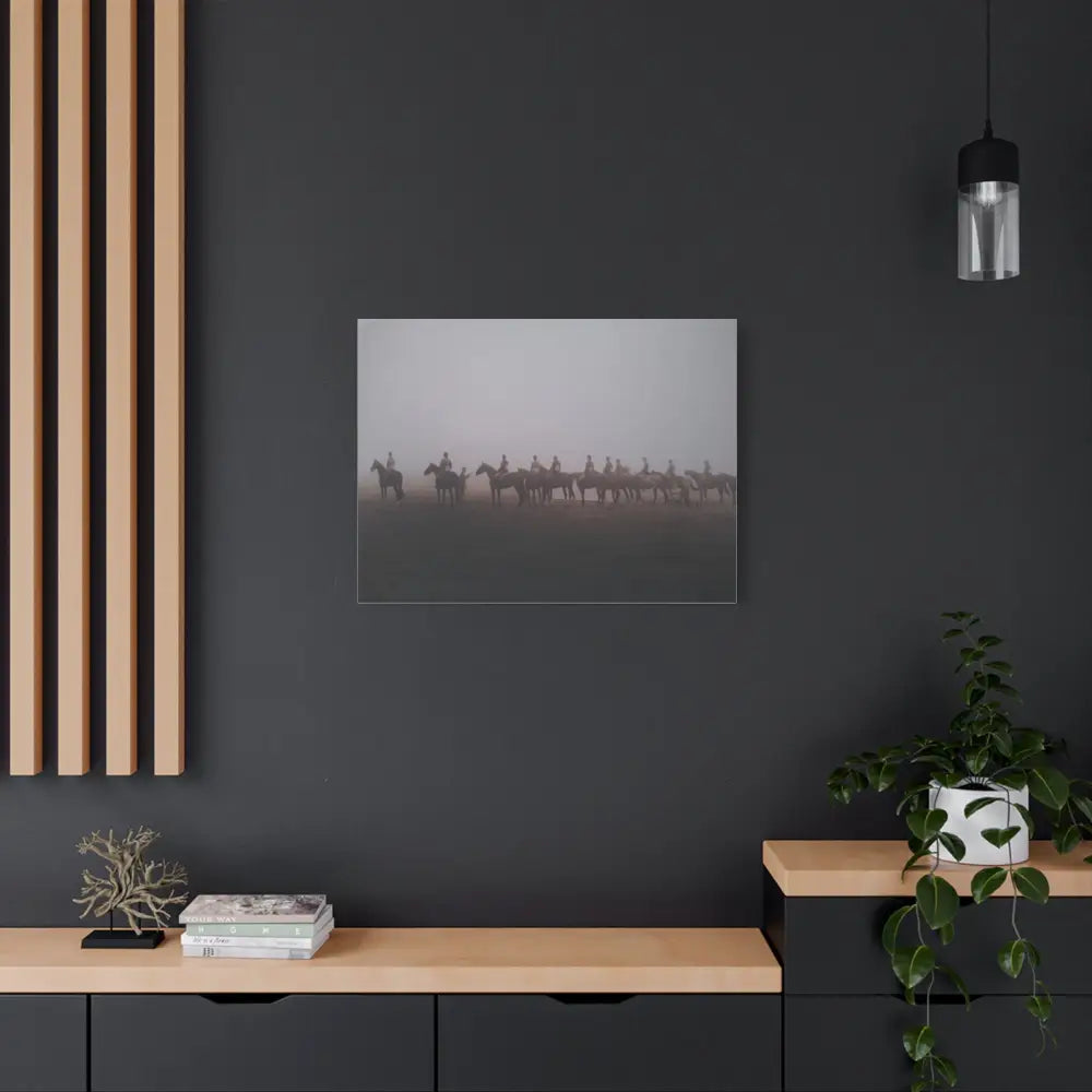 Canvas Print - Judge Pinning Hunter Hack Class Out in the Open Vintage Photo - Canvas