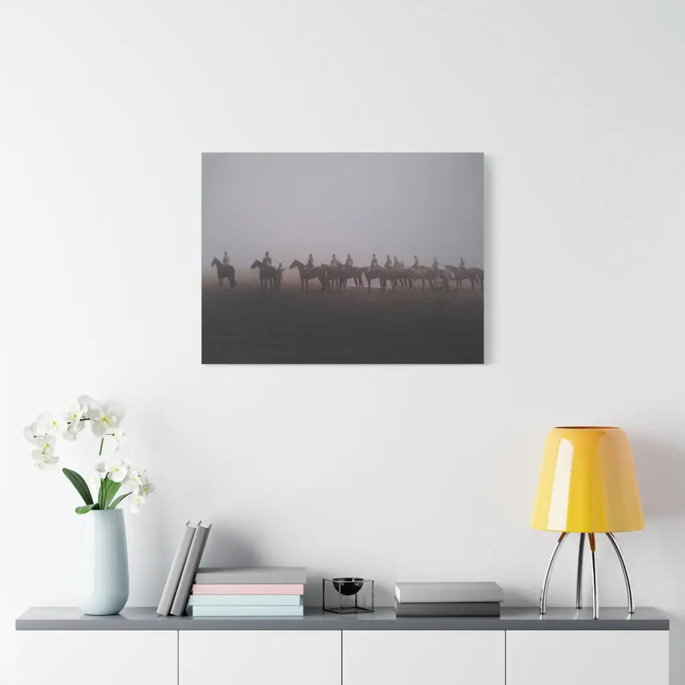 Canvas Print - Judge Pinning Hunter Hack Class Out in the Open Vintage Photo - Canvas