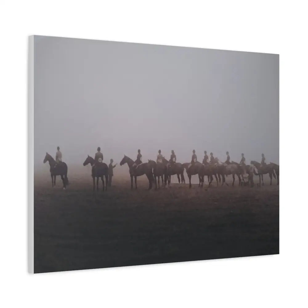 Canvas Print - Judge Pinning Hunter Hack Class Out in the Open Vintage Photo - Canvas