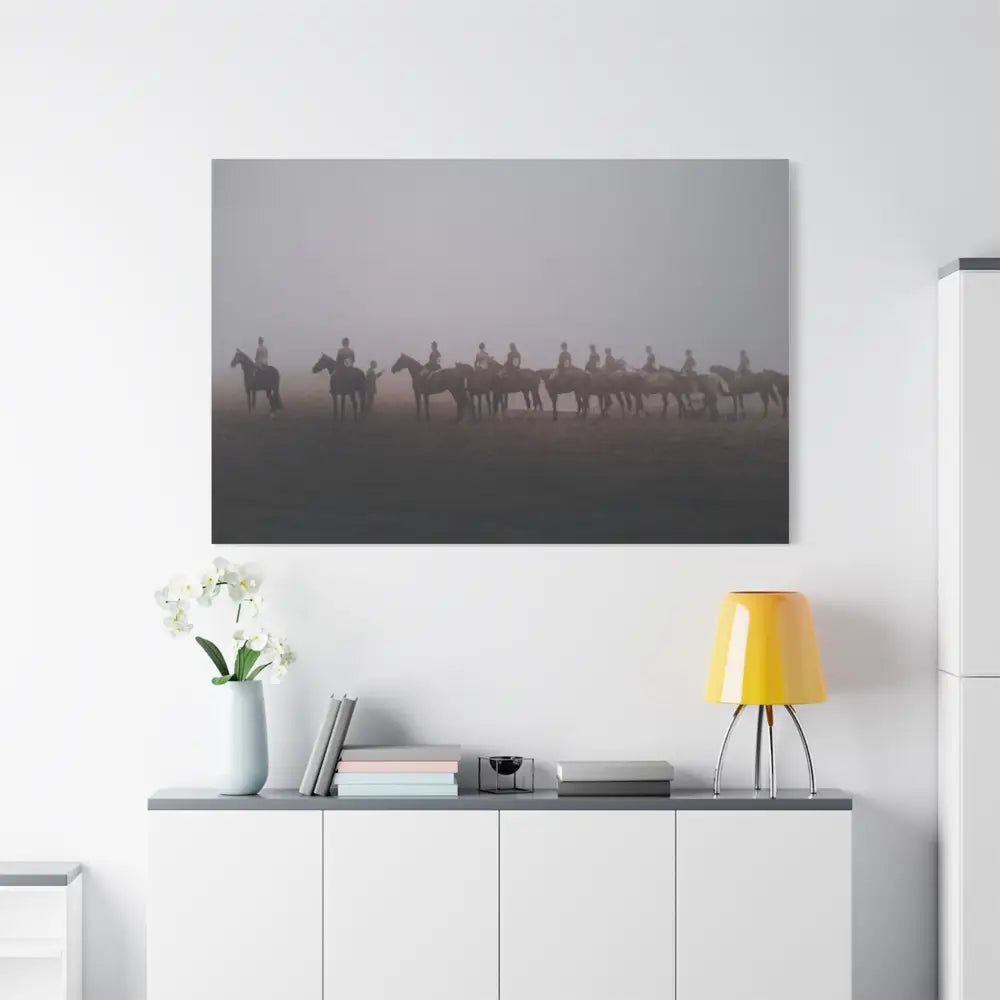 Canvas Print - Judge Pinning Hunter Hack Class Out in the Open Vintage Photo - Canvas