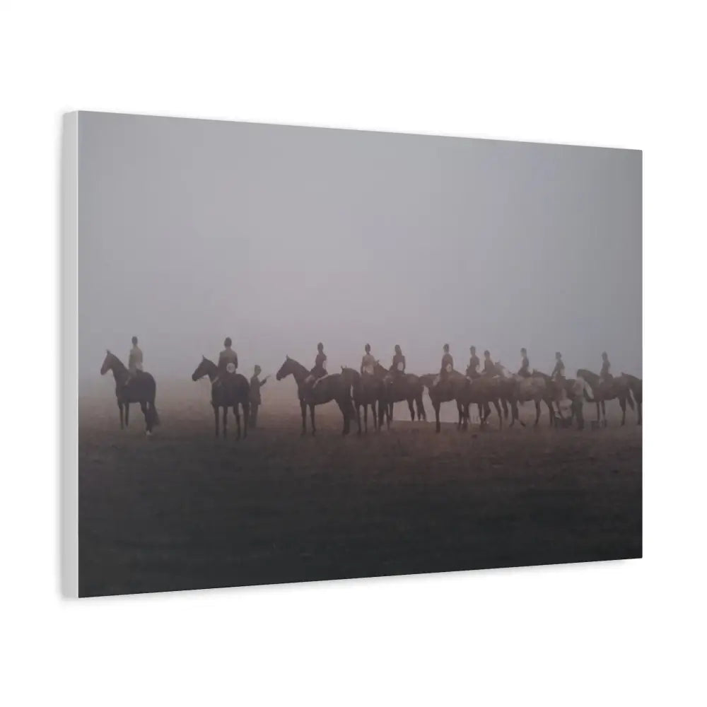 Canvas Print - Judge Pinning Hunter Hack Class Out in the Open Vintage Photo - Canvas