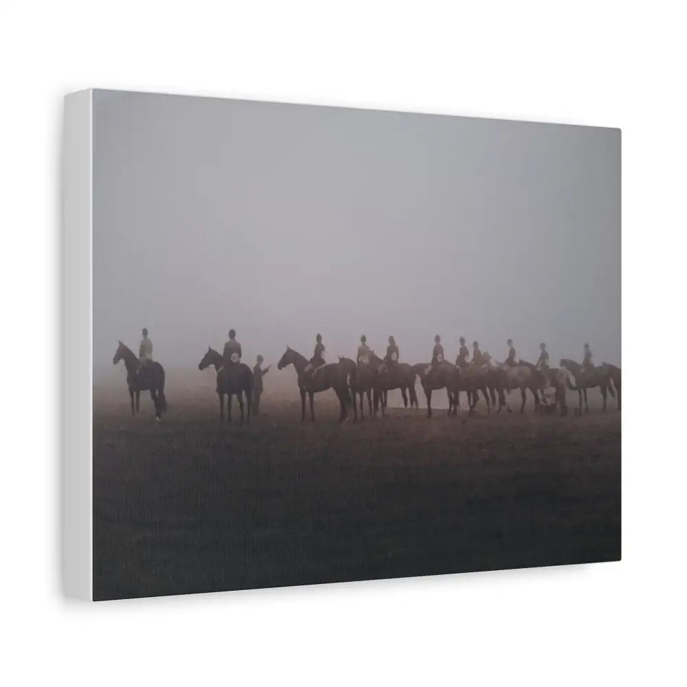 Canvas Print - Judge Pinning Hunter Hack Class Out in the Open Vintage Photo - Canvas