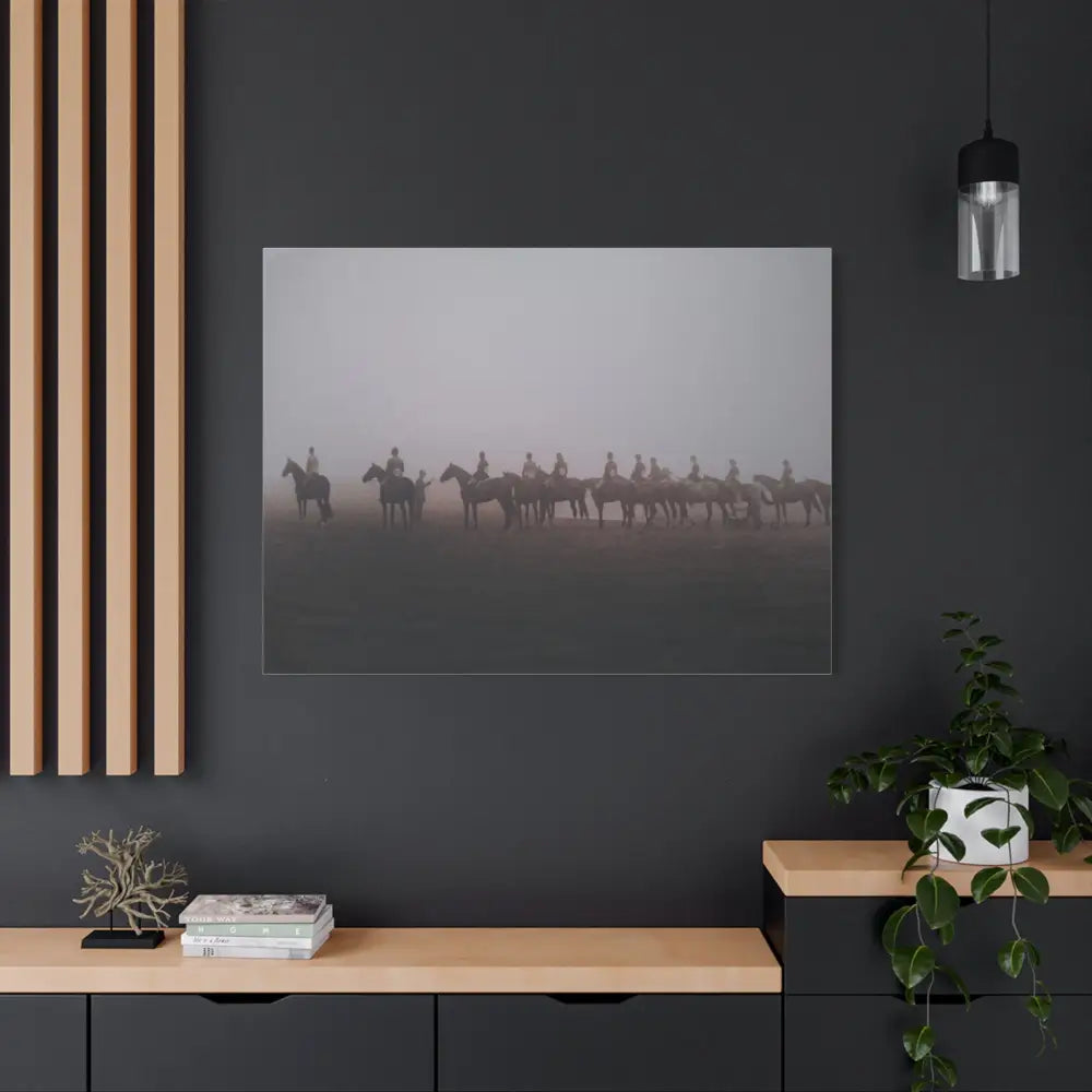 Canvas Print - Judge Pinning Hunter Hack Class Out in the Open Vintage Photo - Canvas