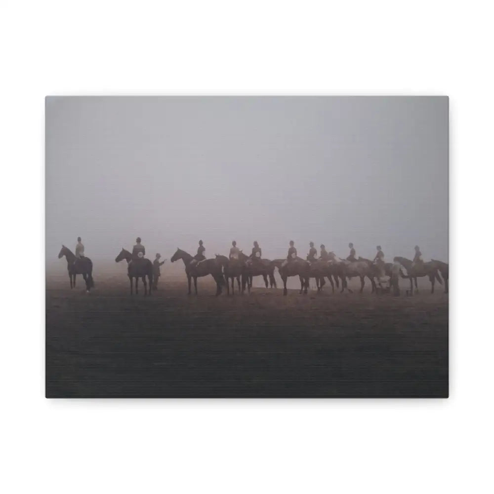 Canvas Print - Judge Pinning Hunter Hack Class Out in the Open Vintage Photo - 12’’ x 9’’ (Horizontal) / 1.25’’ - Canvas