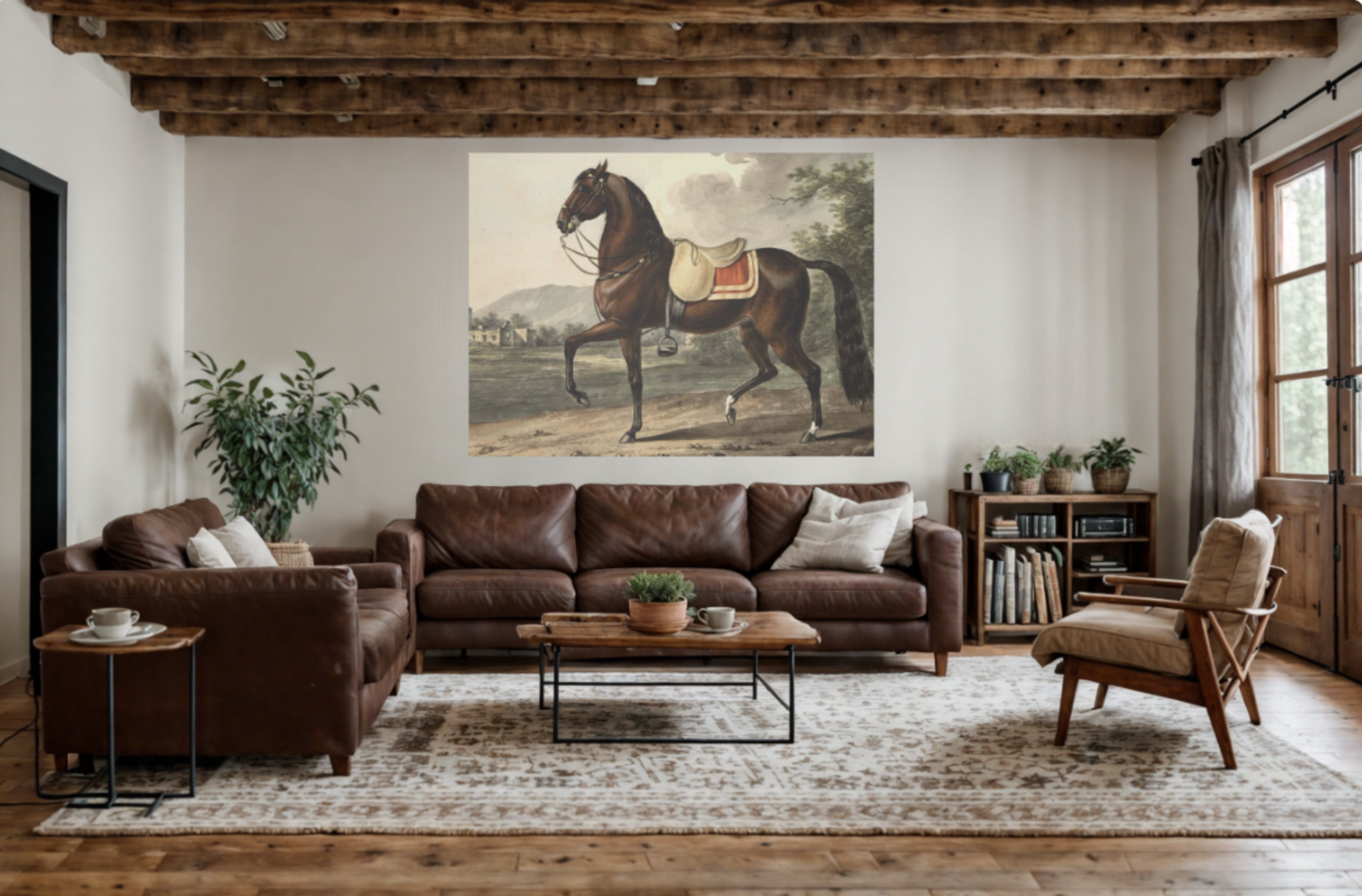 Canvas Print - Acca Original Spanish Horse from the Acka Breed