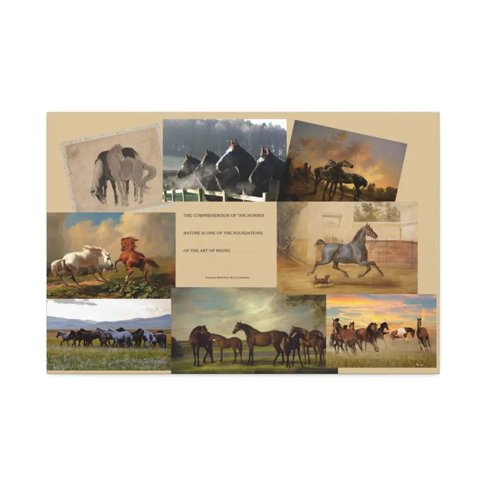 Canvas Stretched Horse Training Truth 1 5’’ Wall Art - 30″ x 20″ (Horizontal) / 1.5’’ - Canvas