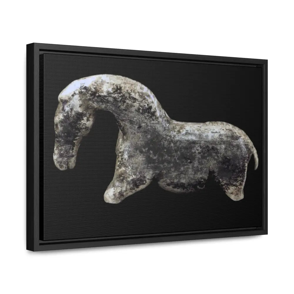 Canvas Wraps - The Vogelherd Horse Mammoth Tusk Sculpture - Canvas
