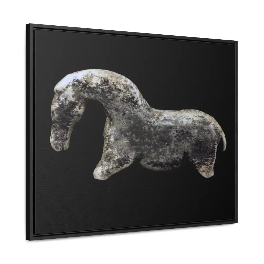Canvas Wraps - The Vogelherd Horse Mammoth Tusk Sculpture - Canvas