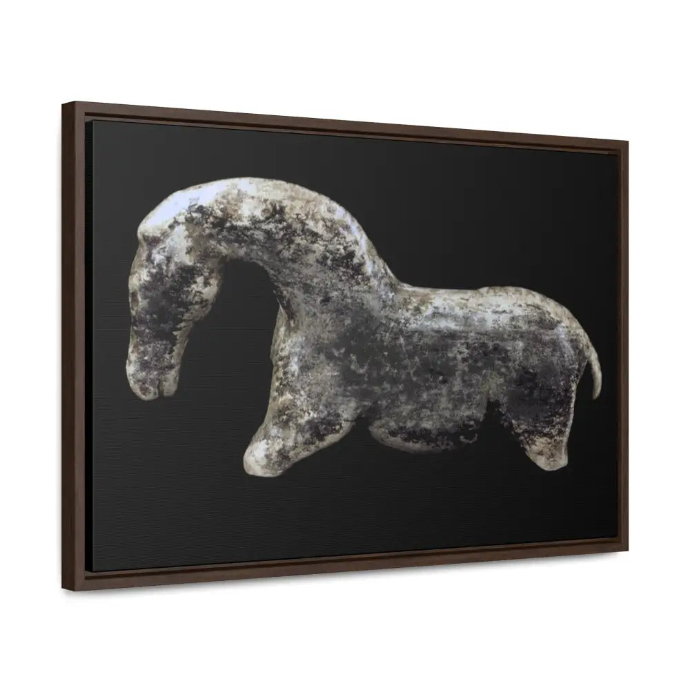 Canvas Wraps - The Vogelherd Horse Mammoth Tusk Sculpture - Canvas