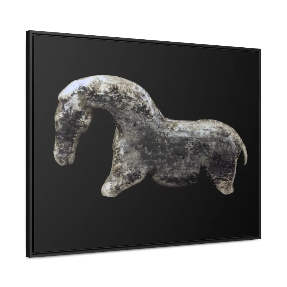 Canvas Wraps - The Vogelherd Horse Mammoth Tusk Sculpture - Canvas