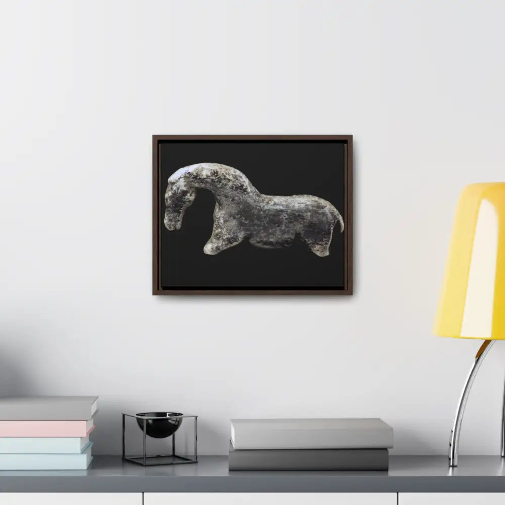 Canvas Wraps - The Vogelherd Horse Mammoth Tusk Sculpture - Canvas