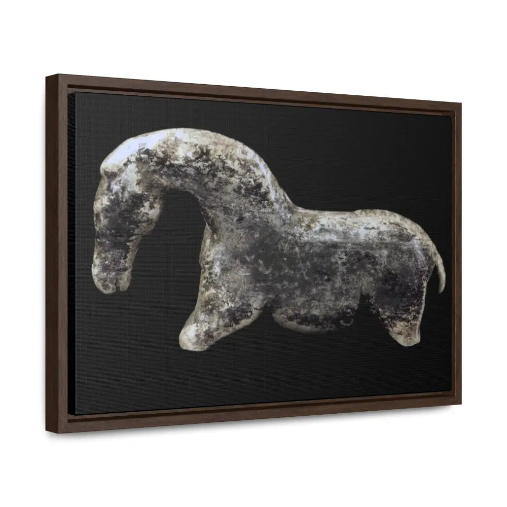 Canvas Wraps - The Vogelherd Horse Mammoth Tusk Sculpture - Canvas