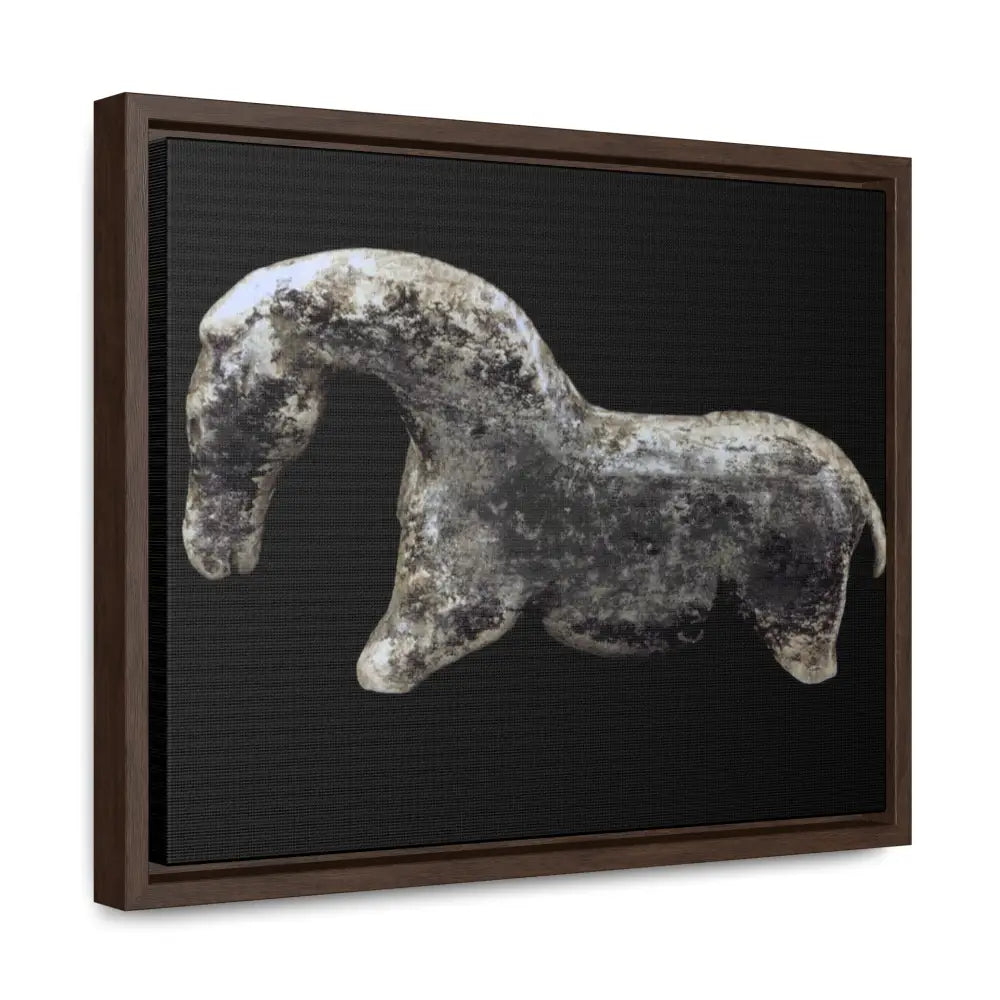 Canvas Wraps - The Vogelherd Horse Mammoth Tusk Sculpture - Canvas