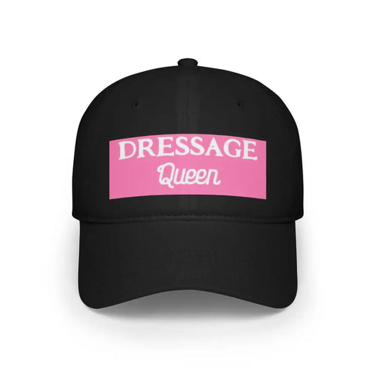 Cap Dressage Queen Baseball Cap - Equestrian Hat for Horse Lovers - Black / One size - Hats
