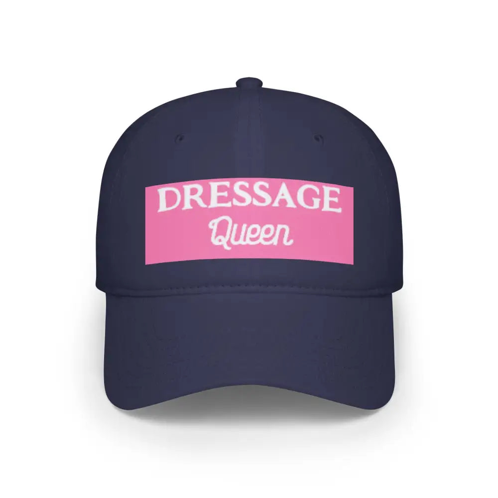 Cap Dressage Queen Baseball Cap - Equestrian Hat for Horse Lovers - Navy / One size - Hats