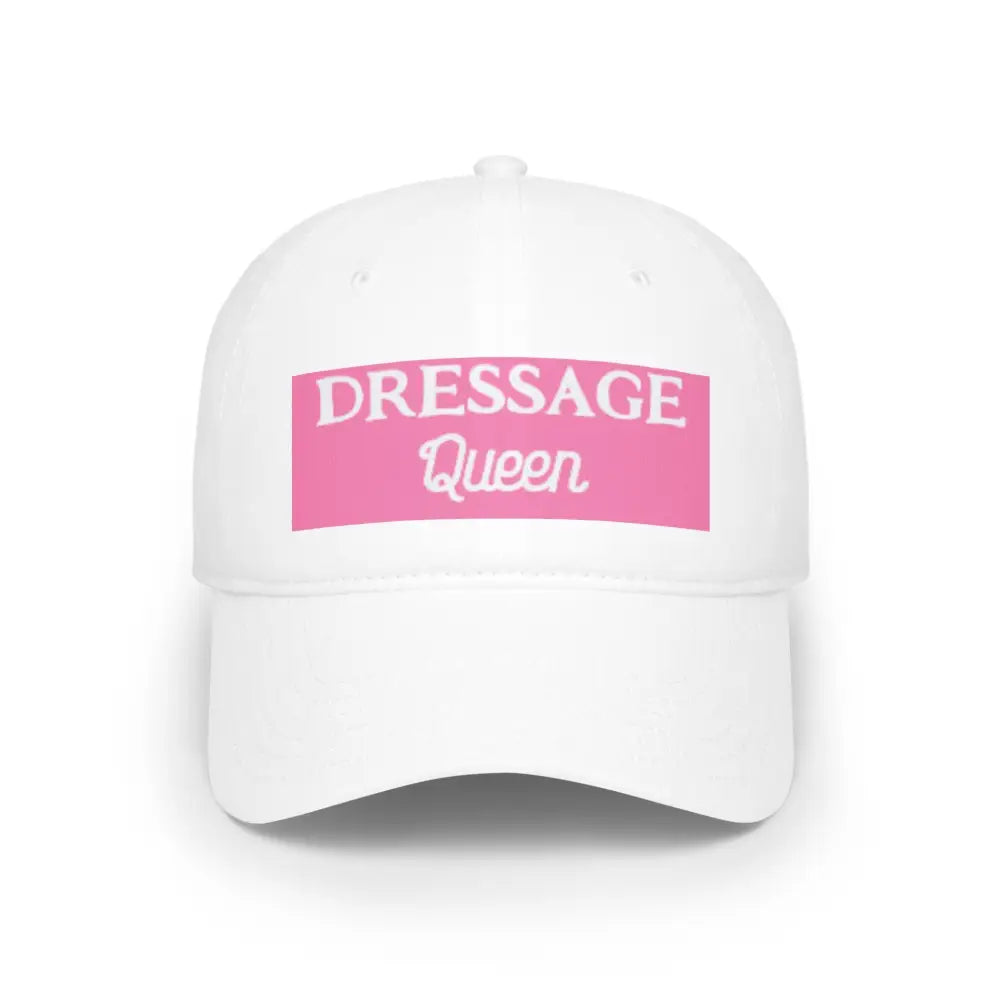 Cap Dressage Queen Baseball Cap - Equestrian Hat for Horse Lovers - White / One size - Hats