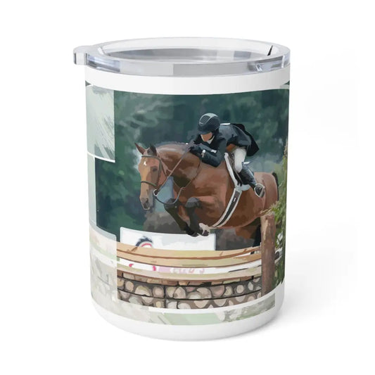 Coffee Mug - Show Hunter Derby Horse Photo Design - 10oz / White - Mug