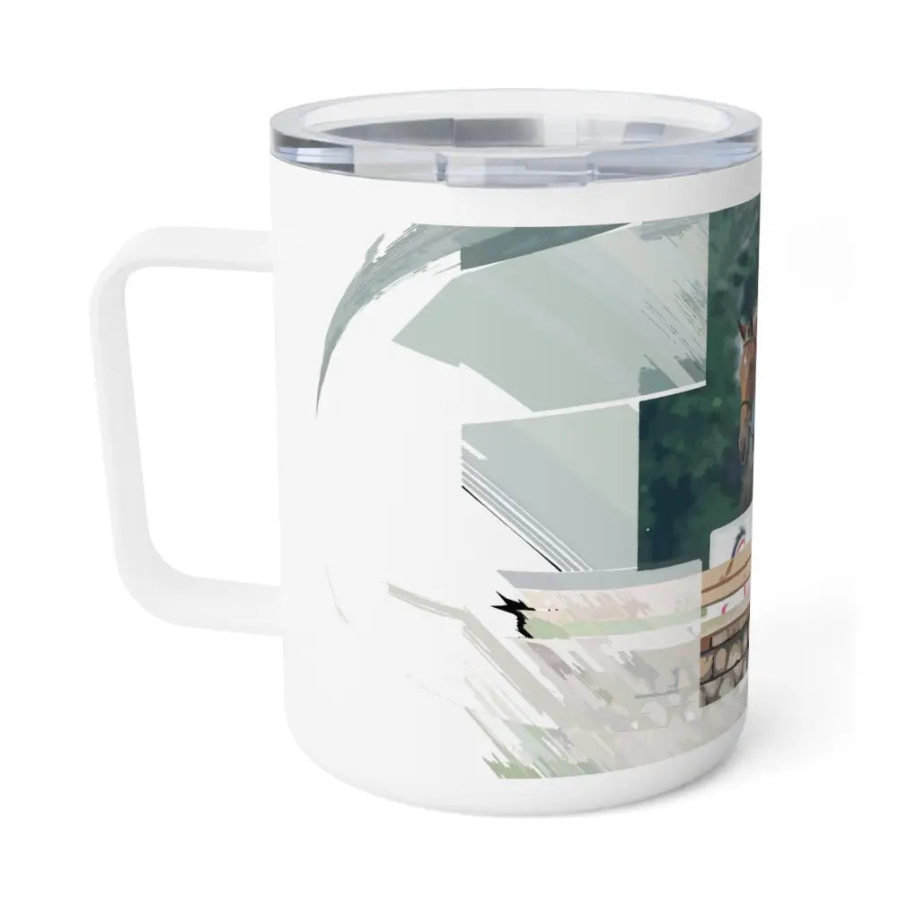 Coffee Mug - Show Hunter Derby Horse Photo Design - 10oz / White - Mug