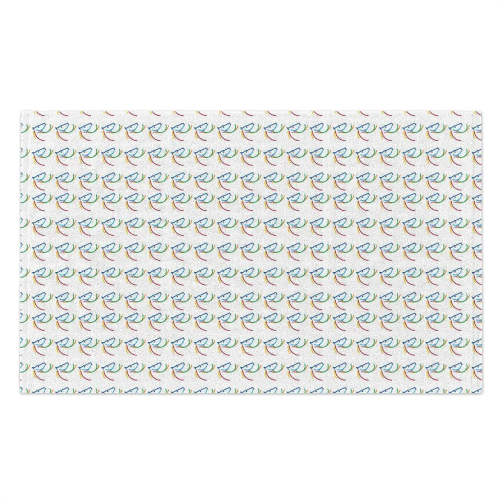 Colorful Grooming Towel for Horse Show or at home - White / 11’’ × 18’’ - Home Decor