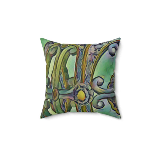 Colorful Square Pillow - 14’’ × 14’’ - Home Decor