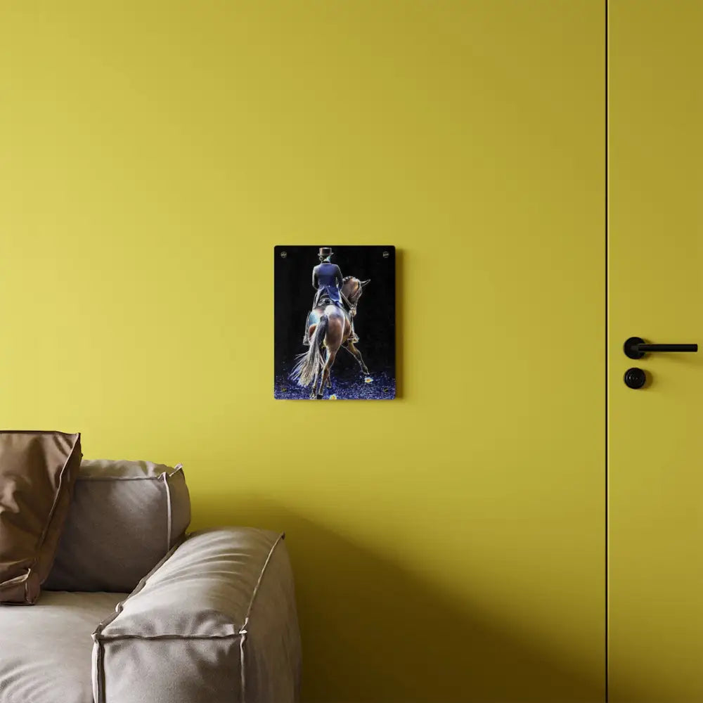 Elegant Equestrian Acrylic Wall Art Panels - Modern Horseback Decor - Home Decor