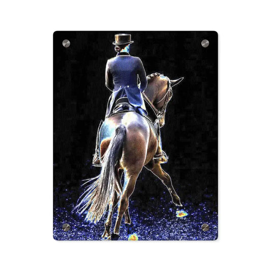 Elegant Equestrian Acrylic Wall Art Panels - Modern Horseback Decor - 11″ x 14″ (Vertical) / 0.25’’ - Home Decor