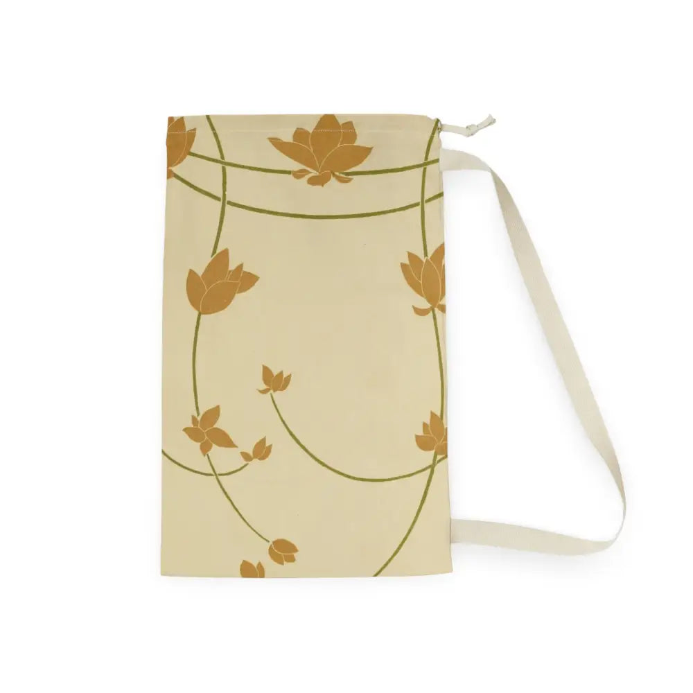 Elegant Floral Laundry Bag - Perfect for those horse show clothes - 18’’ × 29’’ - Home Decor