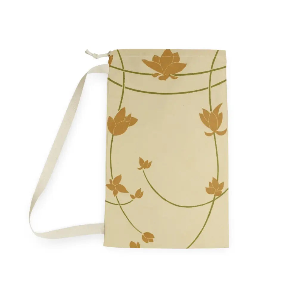 Elegant Floral Laundry Bag - Perfect for those horse show clothes - 18’’ × 29’’ - Home Decor