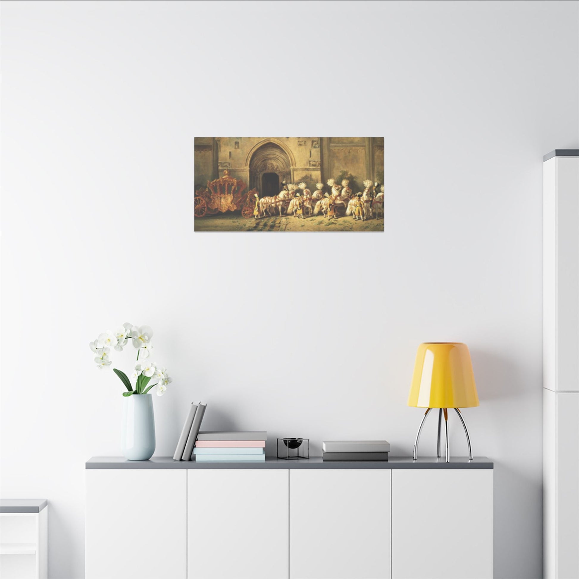 Elegant Stretched Canvas Art - Royal Carriage - Canvas