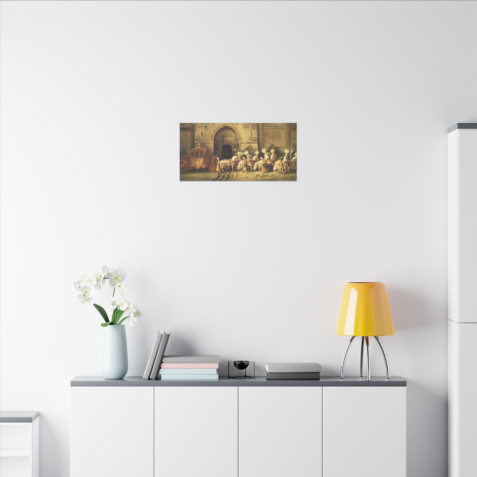 Elegant Stretched Canvas Art - Royal Carriage - Canvas