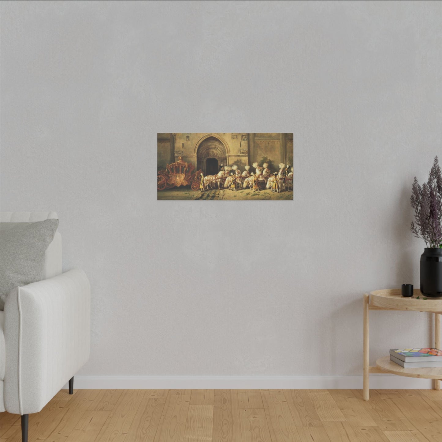 Elegant Stretched Canvas Art - Royal Carriage - Canvas