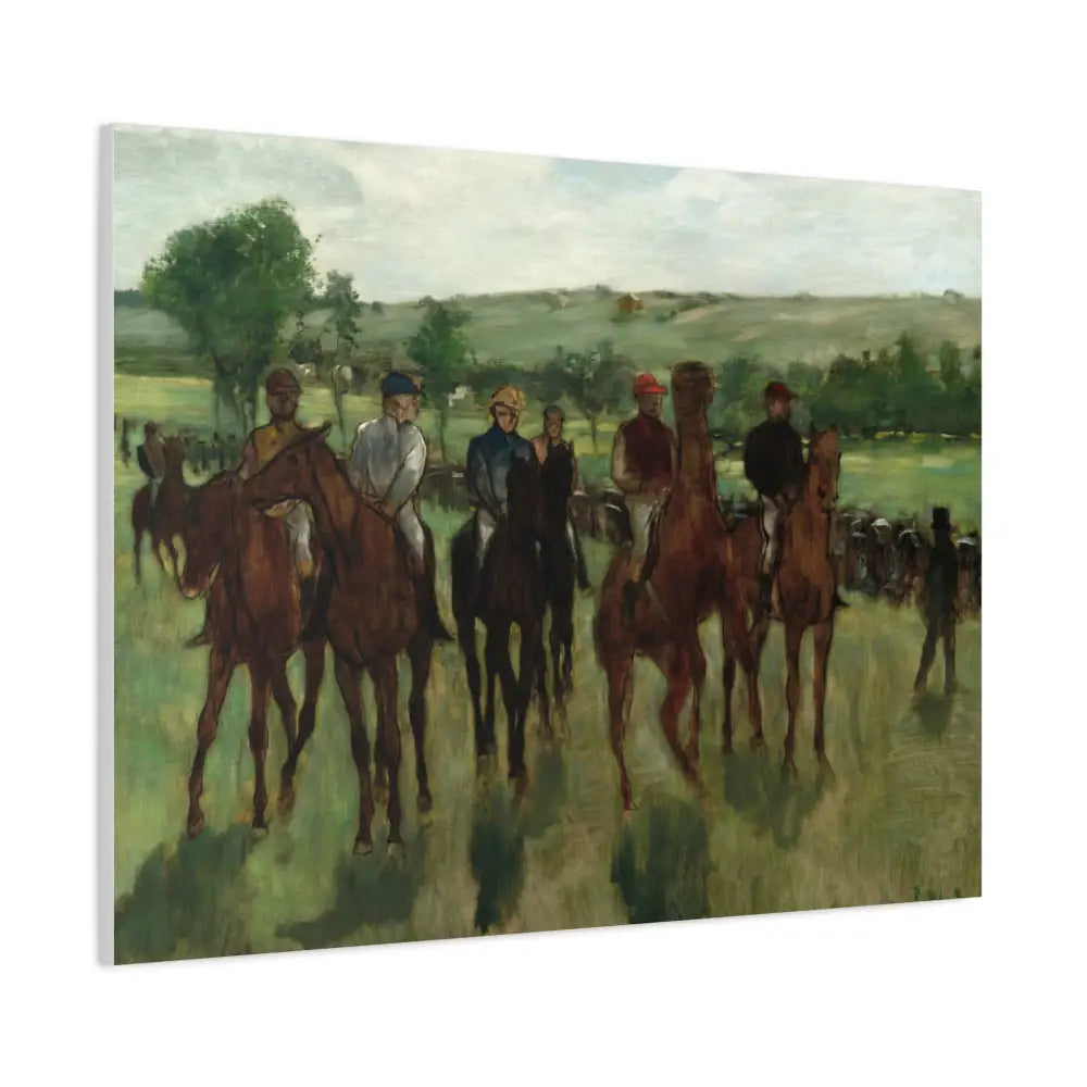 Equestrian Art Canvas Print - Classic Horse Riding Scene - Canvas
