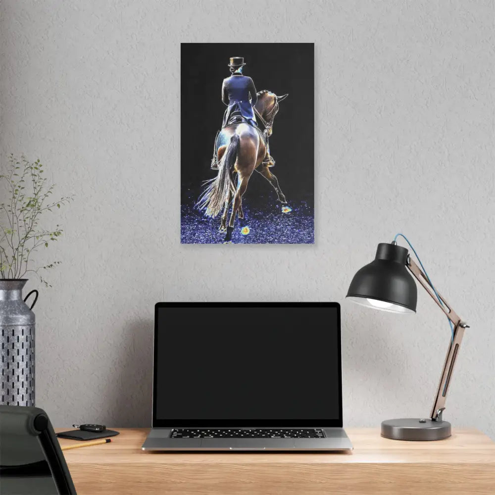 Equestrian Art Canvas Print - Classic Horseback Riding Wall Decor - Canvas