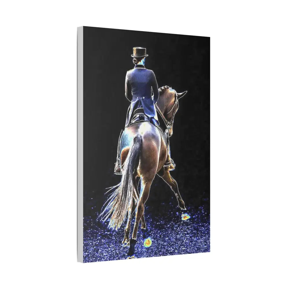 Equestrian Art Canvas Print - Classic Horseback Riding Wall Decor - Canvas