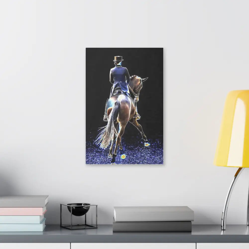 Equestrian Art Canvas Print - Classic Horseback Riding Wall Decor - Canvas