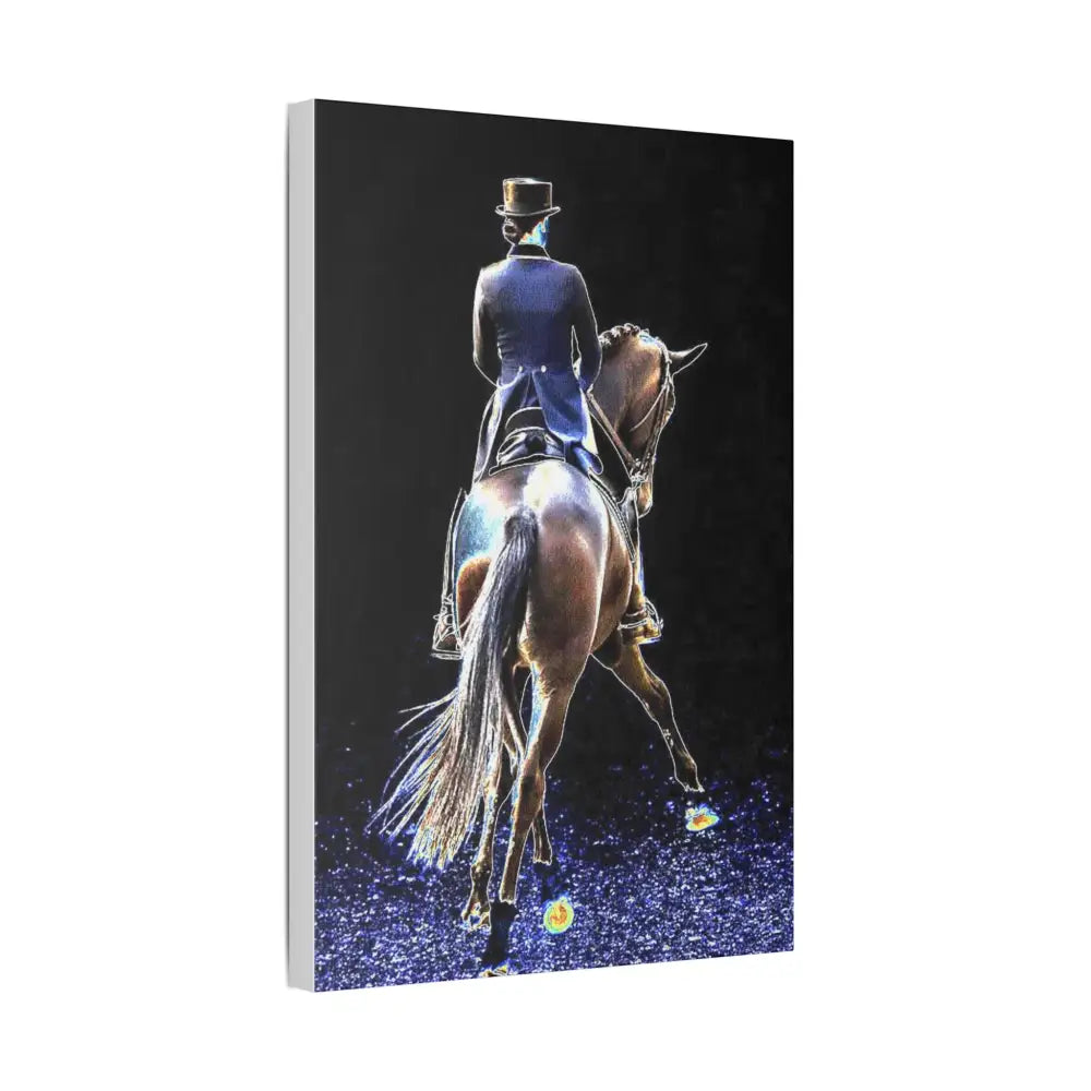 Equestrian Art Canvas Print - Classic Horseback Riding Wall Decor - Canvas