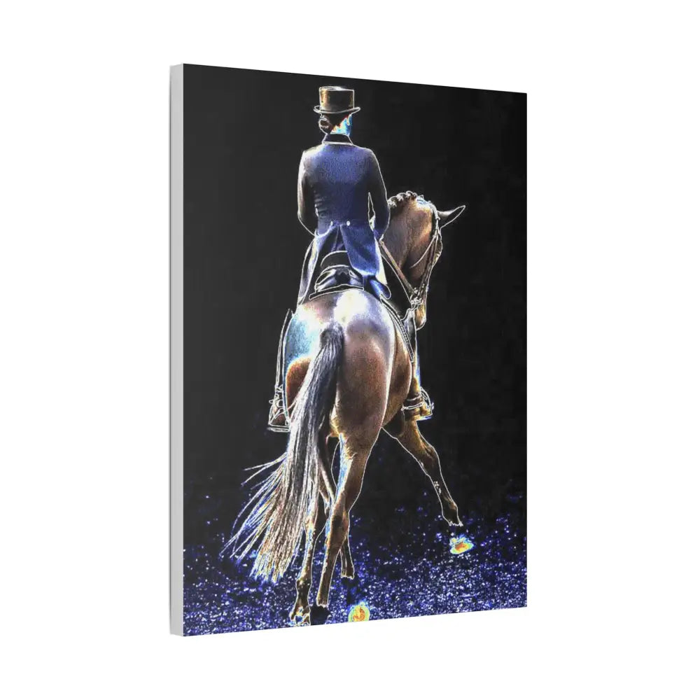 Equestrian Art Canvas Print - Classic Horseback Riding Wall Decor - Canvas